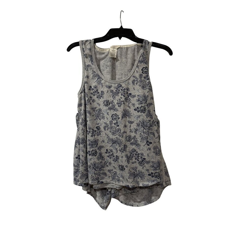 Lucky Brand Womens Floral Lounge Pajama Gray & Navy Size XL